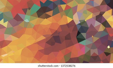 Geometric designs. Vector, geometric background. Triangles, triangulation. Geometric mosaic tile, colored triangles, application in low poly style. Abstract backgrounds for web.