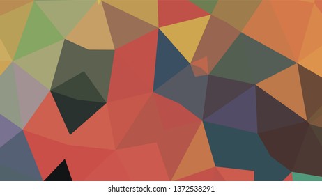 Geometric designs. Vector, geometric background. Triangles, triangulation. Geometric mosaic tile, colored triangles, application in low poly style. Abstract backgrounds for web.