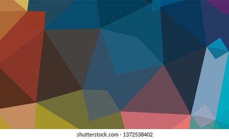 Geometric designs. Vector, geometric background. Triangles, triangulation. Geometric mosaic tile, colored triangles, application in low poly style. Abstract backgrounds for web.