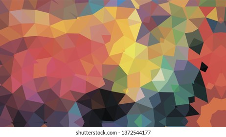 Geometric designs. Vector, geometric background. Triangles, triangulation. Geometric mosaic tile, colored triangles, application in low poly style. Abstract backgrounds for web.