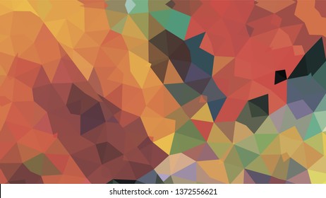 Geometric designs. Vector, geometric background. Triangles, triangulation. Geometric mosaic tile, colored triangles, application in low poly style. Abstract backgrounds for web.