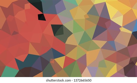 Geometric designs. Vector, geometric background. Triangles, triangulation. Geometric mosaic tile, colored triangles, application in low poly style. Abstract backgrounds for web.