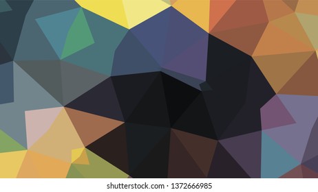 Geometric designs. Vector, geometric background. Triangles, triangulation. Geometric mosaic tile, colored triangles, application in low poly style. Abstract backgrounds for web.
