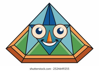 Geometric Designs with White Background Vector Illustration, Cartoons, Clipart, Line Art, Geometric vector designs on white backgrounds, perfect for illustrations, clipart, and line art