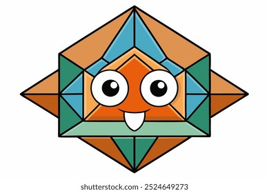Diseños geométricos con Ilustración vectorial de fondo blanco, dibujos animados, Clipart, arte de línea, diseños de Vectores geométricos sobre fondos blancos, perfecto para ilustraciones, Clipart y arte de línea