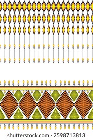 Geometric dethnic pattern, Vector, Seamless pettern, Navajo, Native american.