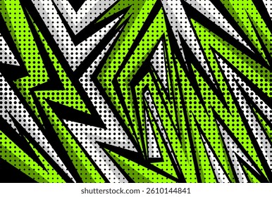 Geometric diagonal lines background with halftone texture	
