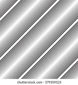 Geometric diagonal pattern.  Decorative items to decorate your work. Black and white optical illusion. Monochrome elegant seamless pattern