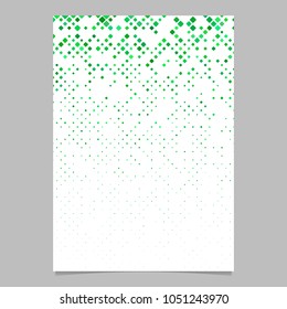 Geometric diagonal rounded square mosaic pattern brochure background template