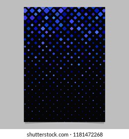 Geometric diagonal rounded square pattern poster background