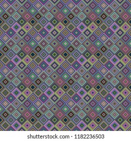 Geometric diagonal square pattern background - repeating graphic design