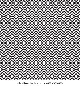 geometric diamond black and white pattern