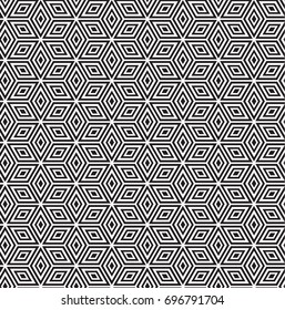 geometric diamond black and white pattern