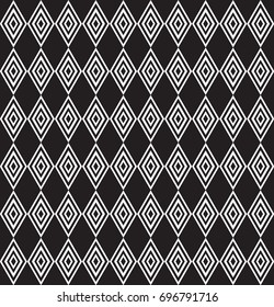 geometric diamond black and white pattern