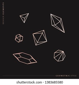 Vector de colección de diseño de diamante geométrico