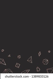 Geometric diamond design wallpaper vector