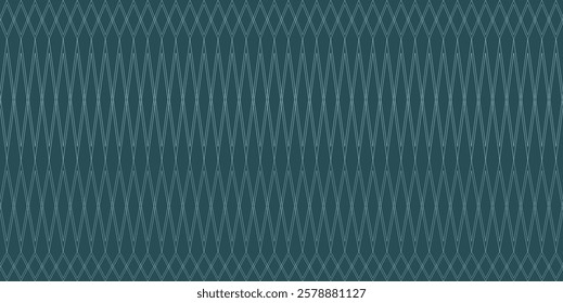 Geometric diamond on Teal background pattern,abstract. Use for backgrounds, textiles, fashion, modern design,wrapping,cover,home decor