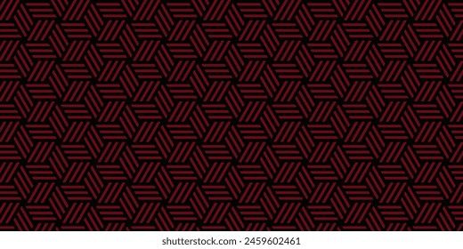 geometric diamond parquet red color seamless pattern 