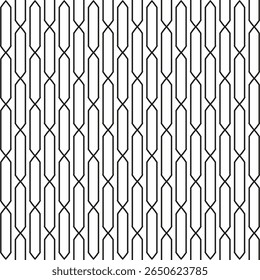 Padrão geométrico de diamante. Intercalando a arte da linha. Vetor abstrato moderno. Design minimalista perfeito.