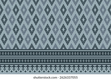 Geometric Diamond Pattern Textile Design