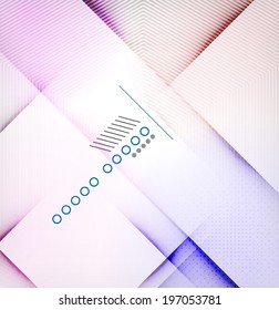 Geometric diamond shape abstract background - hi-tech corporate blank design template