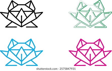 Geometric diamond shapes, minimalist line art, colorful outlines, simple gem designs, flat vector style, multiple variations, black white and neon colors, abstract jewel icons, clean modern aesthetic,