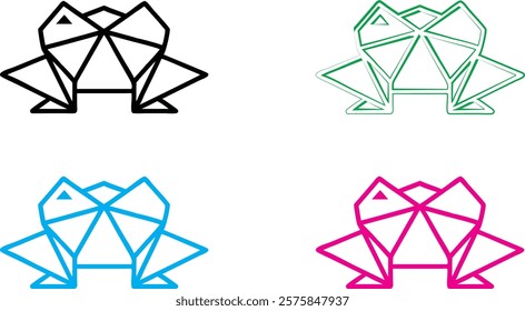 Geometric diamond shapes, minimalist line art, colorful outlines, simple gem designs, flat vector style, multiple variations, black white and neon colors, abstract jewel icons, clean modern aesthetic,