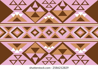 Geometric with diamonds and square shape pattern carpet background wallpaper