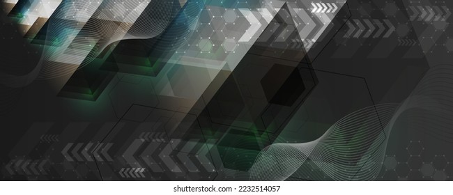 Hintergrund des geometrischen digitalen Informationsnetzes