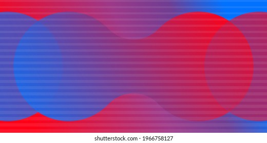 Geometric Digital technology abstract color background with lines and circles. Vector illustration