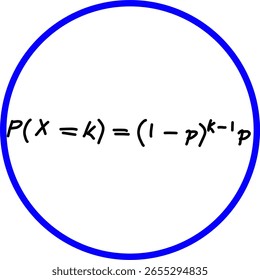 Distribución geométrica Fórmula matemática Distribución de probabilidad Estadística y probabilidad