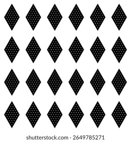 Geometric dot grid rhombus seamless pattern. Ideal for backgrounds, textiles, packaging, branding, or design projects.