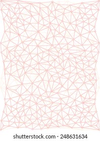 Geometric dot and line , triangle pattern design, vector illustration