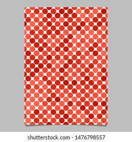 Geometric dot pattern background poster template - vector graphic