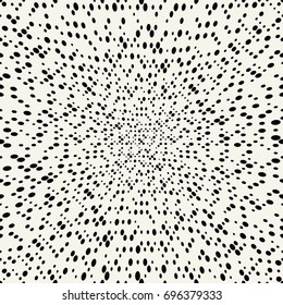 geometric dots deco art seamless pattern design