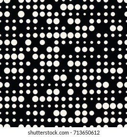 geometric dots deco art seamless pattern design