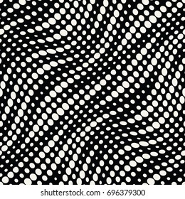 geometric dots halftone gradient seamless pattern design