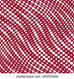 geometric dots halftone seamless vector pattern design