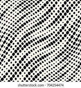 geometric dots halftone seamless vector pattern design