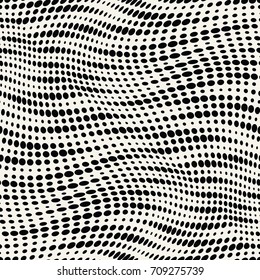 geometric dots halftone seamless vector pattern design