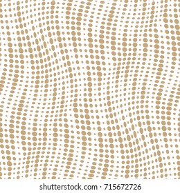 geometric dots halftone seamless vector pattern design