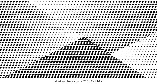 Geometric dotted background featuring pop art