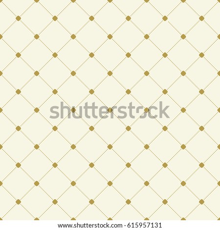Geometric dotted vector golden pattern. Seamless abstract modern texture for wallpapers and backgrounds Stock photo © 