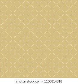 Geometric dotted vector golden and white pattern. Seamless abstract dotted modern texture for wallpapers and backgrounds