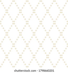 Geometric dotted vector pattern. Seamless abstract golden modern texture for wallpapers and backgrounds