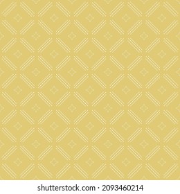 Geometric dotted vector yellow and white pattern. Seamless abstract modern texture for wallpapers and backgrounds