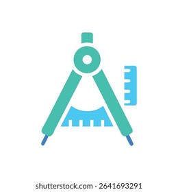 Geometric Drawing Compass for Precise Design and Measurement