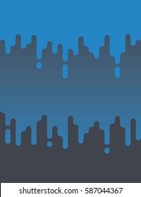 Geometric Dripping Background 