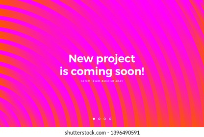 Geometric duotone background. 3D effect vibrant gradients. Can be used for web design, mobile app, banner, wallpaper, poster, cover.