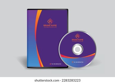 Diseño de plantillas de cubierta de DVD geométrico